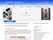 Tablet Screenshot of centrallocksmith.co.uk
